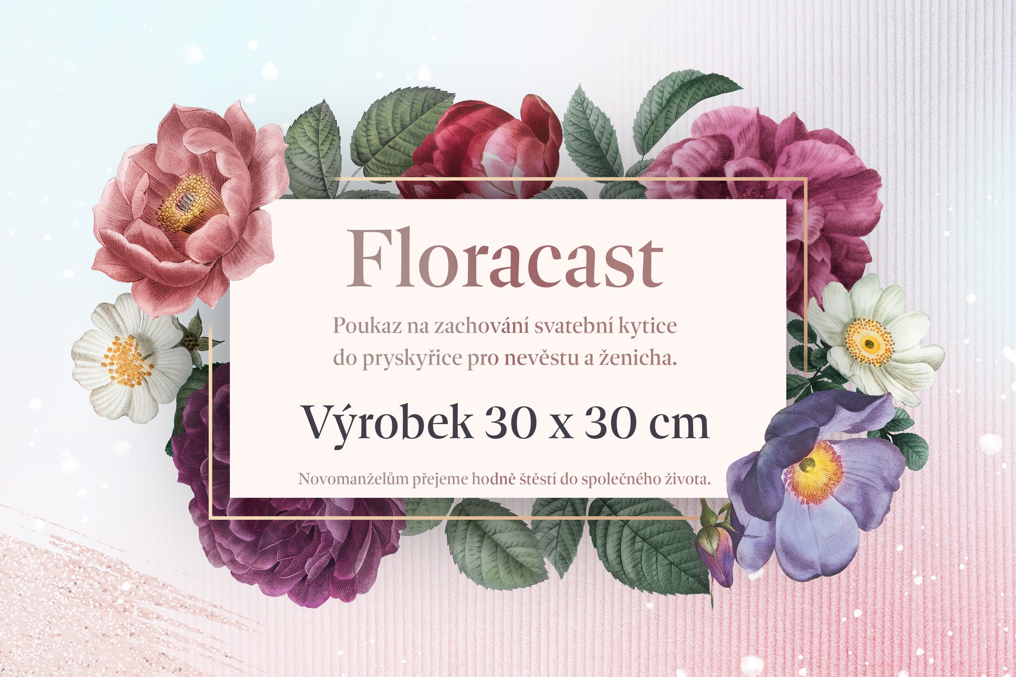 Poukaz na výrobek 30x30 cm